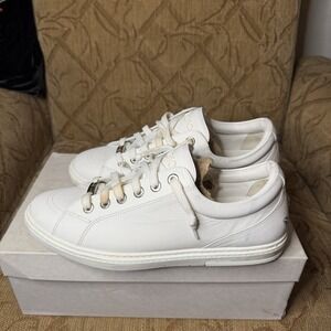 JIMMY CHOO Sneakers CASH MEN'S SHOES Size 44 W/Box